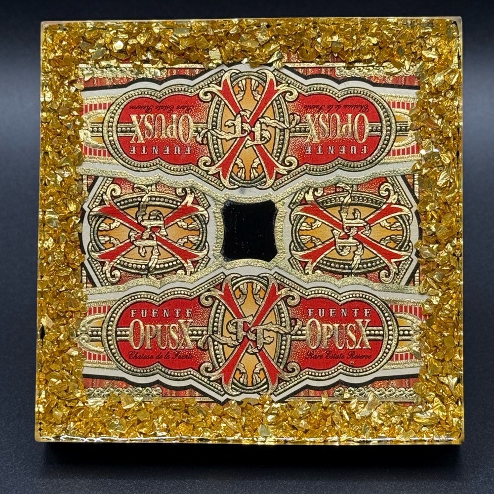 Opus x Cigar Band Coasters. Set Of 4. Great Gift Idea For Cigar Lovers!